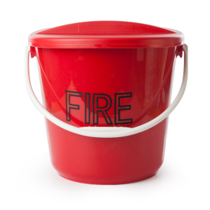 Plastic Fire Bucket